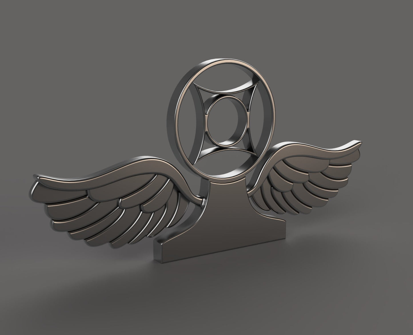 Navy Air Traffic Controller (AC) Rating Badge 3D stl file for CNC router