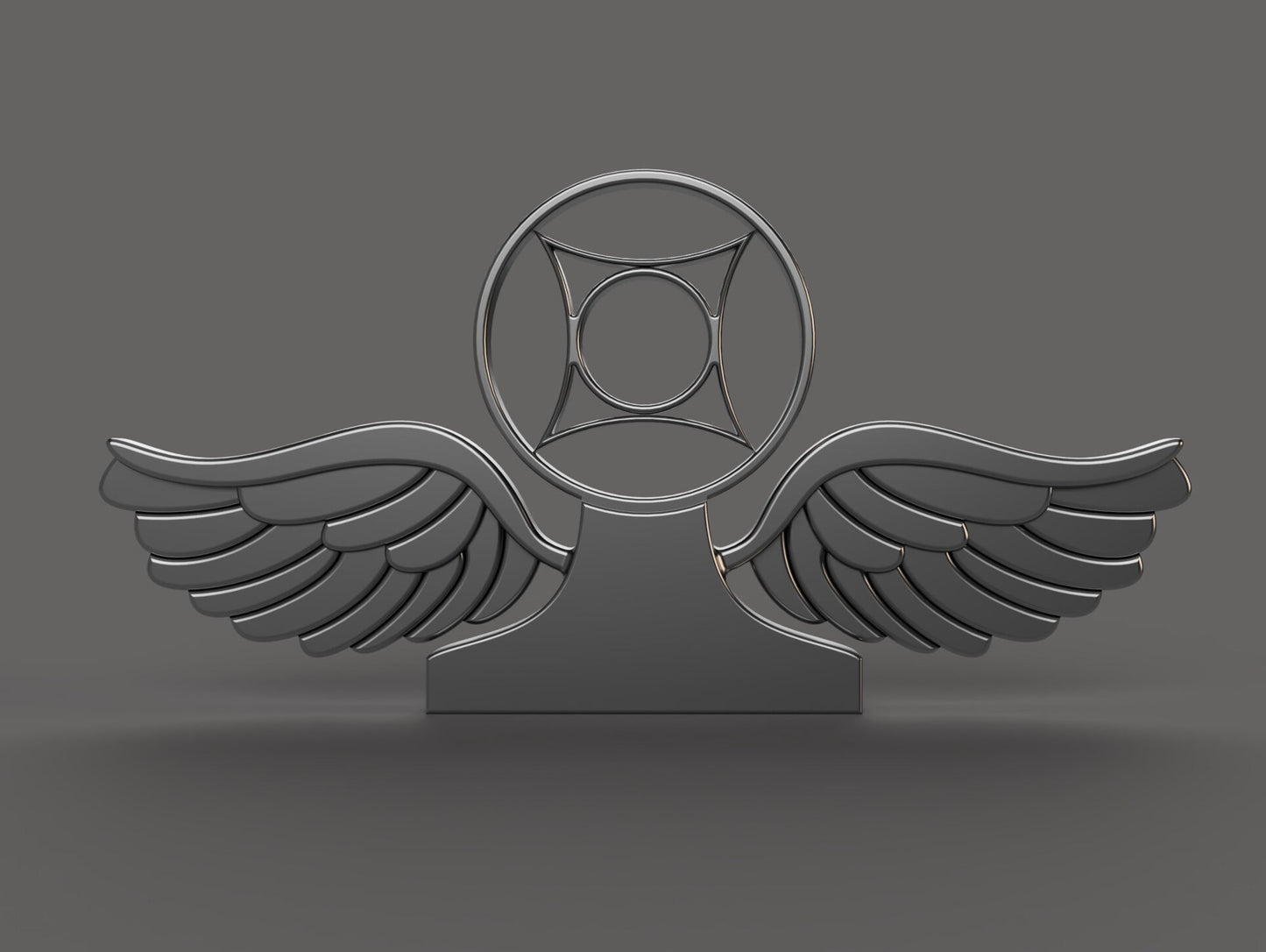 Navy Air Traffic Controller (AC) Rating Badge 3D stl file for CNC router