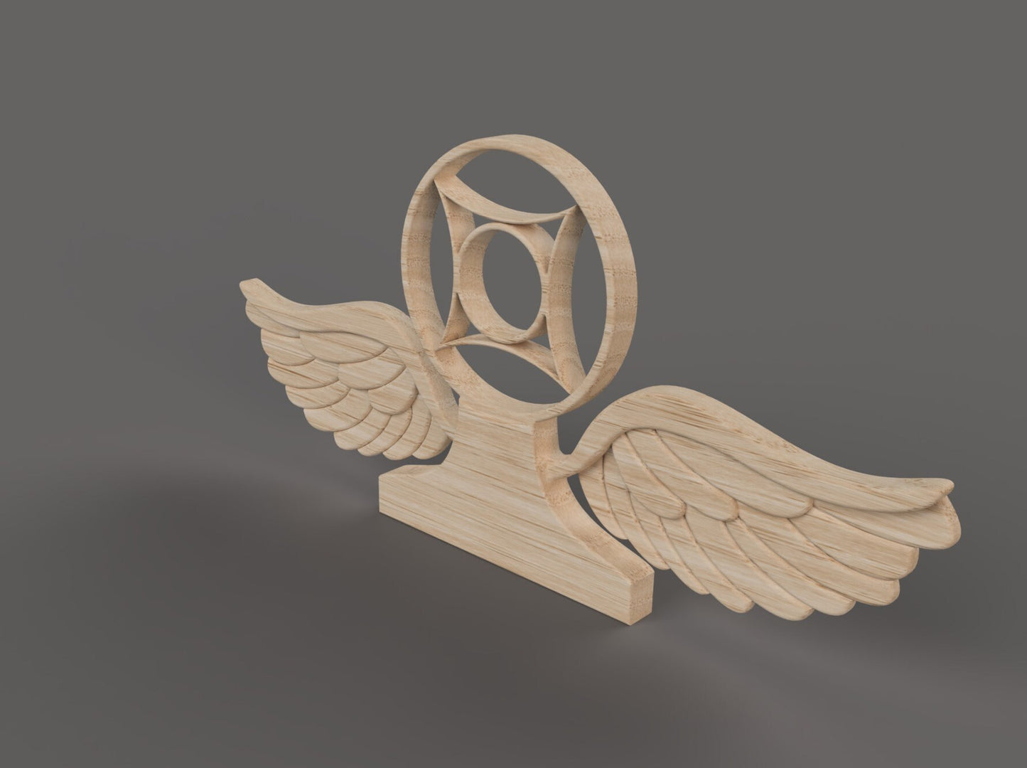 Navy Air Traffic Controller (AC) Rating Badge 3D stl file for CNC router