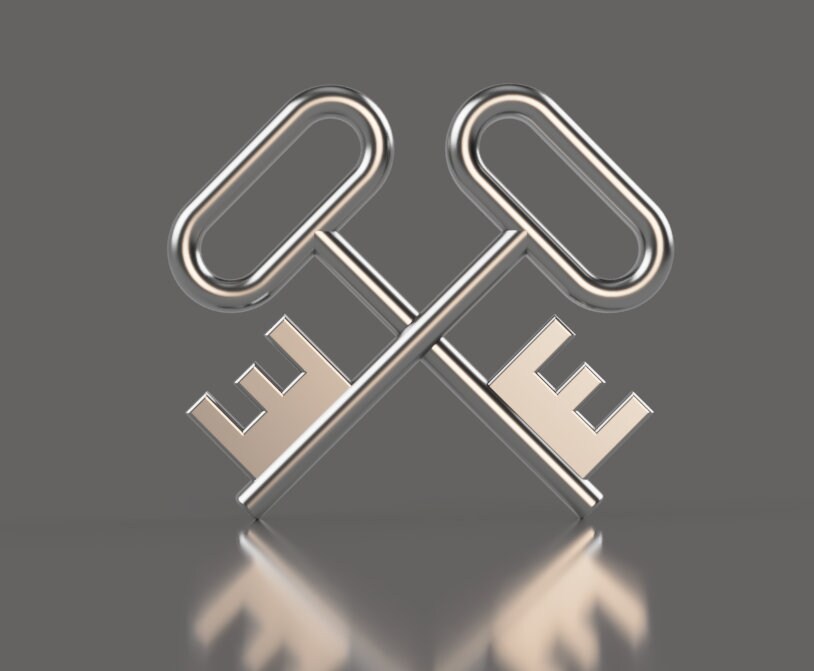 Navy Logistics Specialist (LS) Rating Badge 3D stl file for CNC router