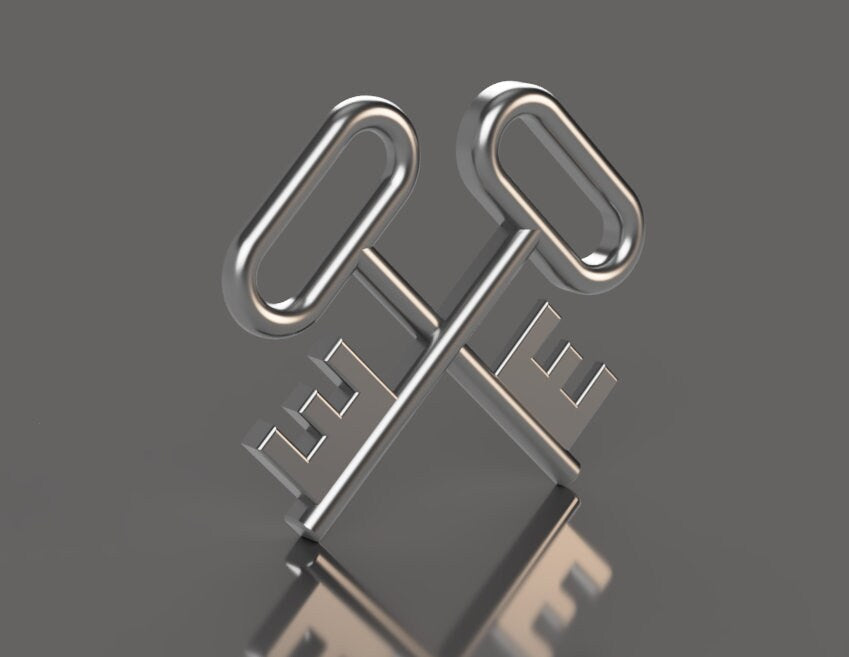 Navy Logistics Specialist (LS) Rating Badge 3D stl file for CNC router