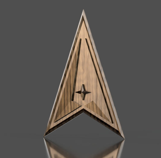 Space Force Insignia 3D stl file for CNC router