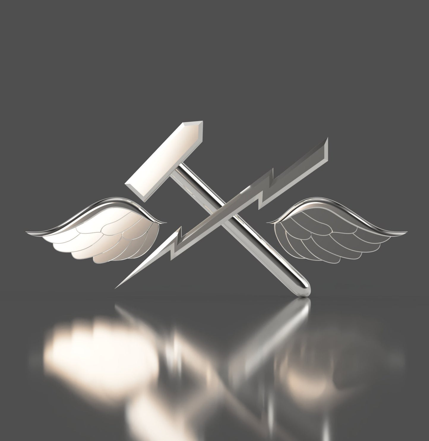 Navy Aviation Support Equipmentman (AS) Rating Badge 3D stl file for CNC router