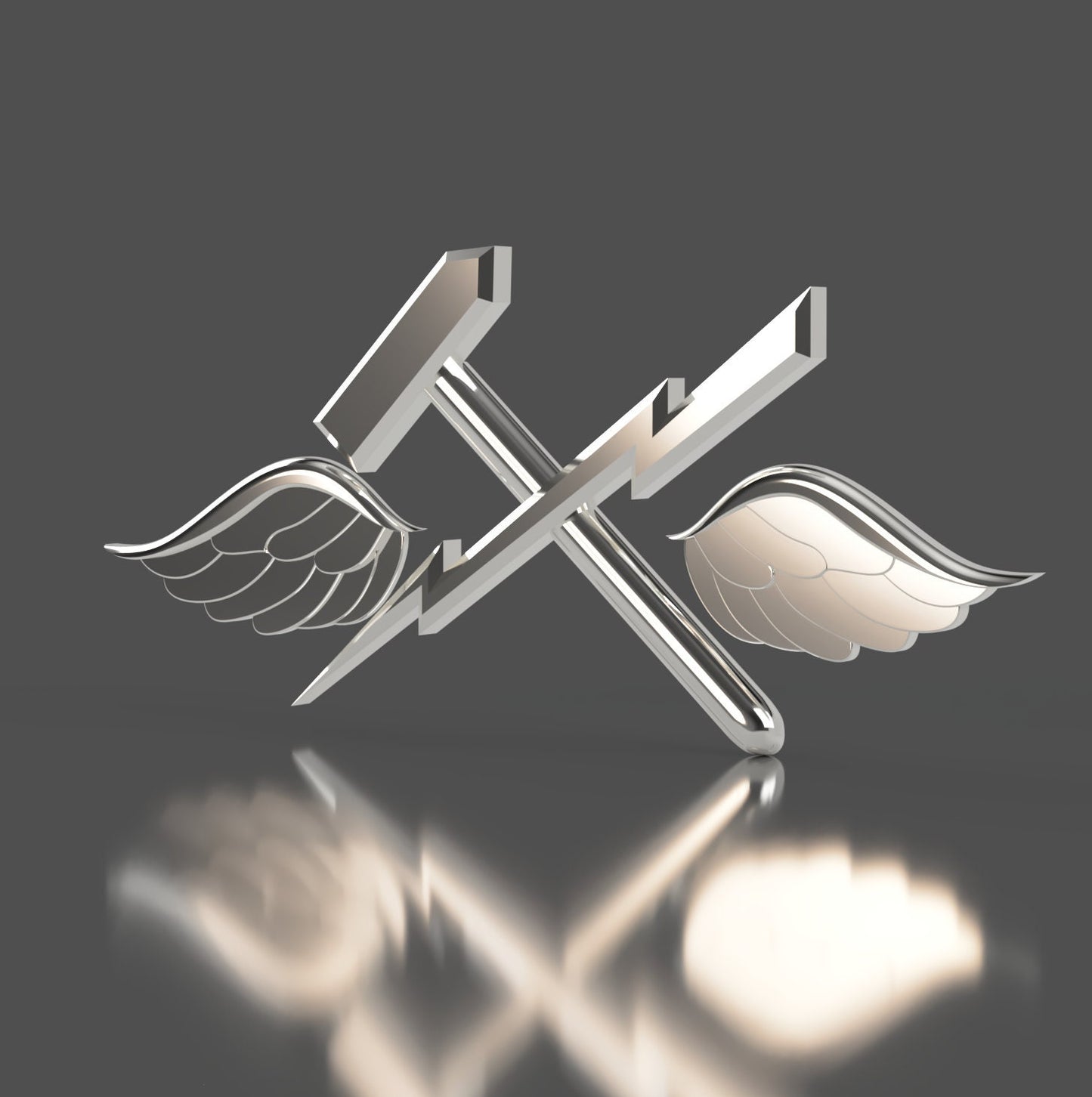 Navy Aviation Support Equipmentman (AS) Rating Badge 3D stl file for CNC router