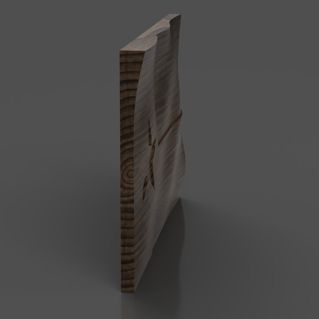 Waving Texas TX flag 3D STL file for CNC router