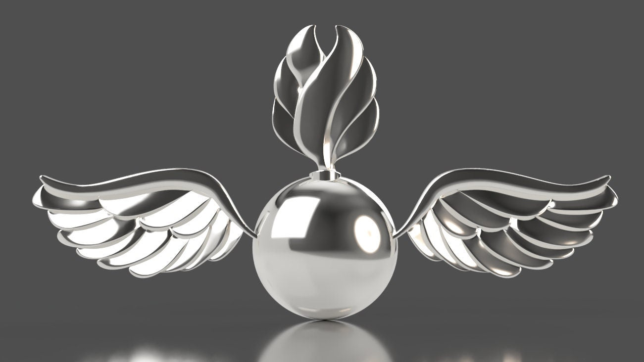 Navy Aviation Ordnanceman (AO) Rating Badge 3D stl file for CNC router