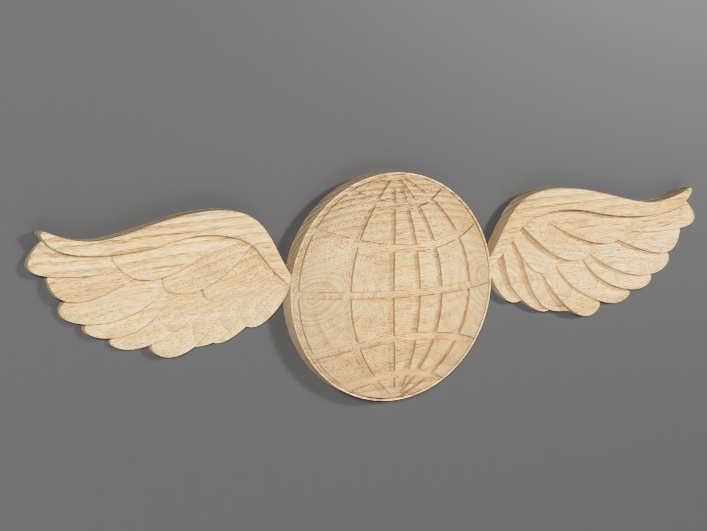 Navy Aviation Electrician's Mate (AE) Rating Badge 3D stl file for CNC router