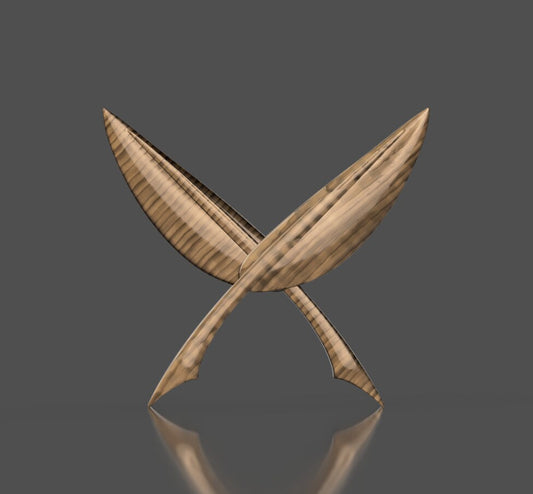 Navy Yeoman (YN) Rating Badge 3D stl file for CNC router
