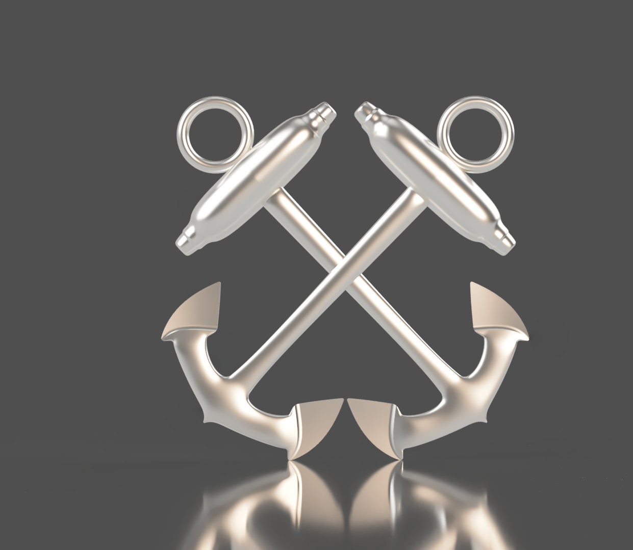 Navy Boatswain Mate (BM) Rating Badge 3D stl file for CNC router