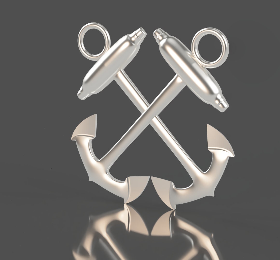 Navy Boatswain Mate (BM) Rating Badge 3D stl file for CNC router