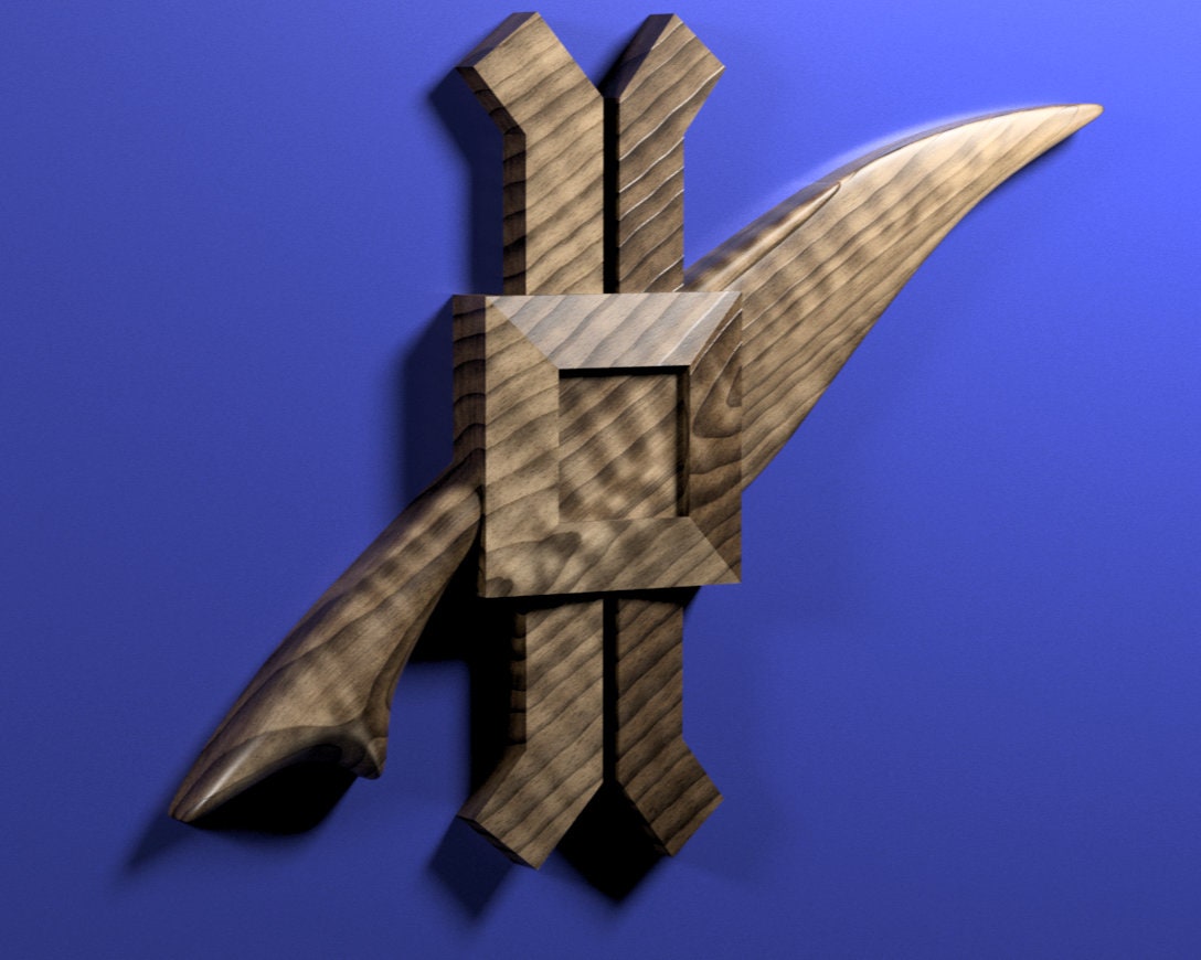 Navy Legalman (LN) Rating Badge stl file for CNC router