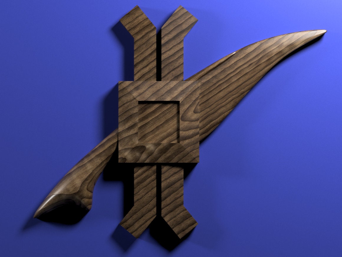 Navy Legalman (LN) Rating Badge stl file for CNC router