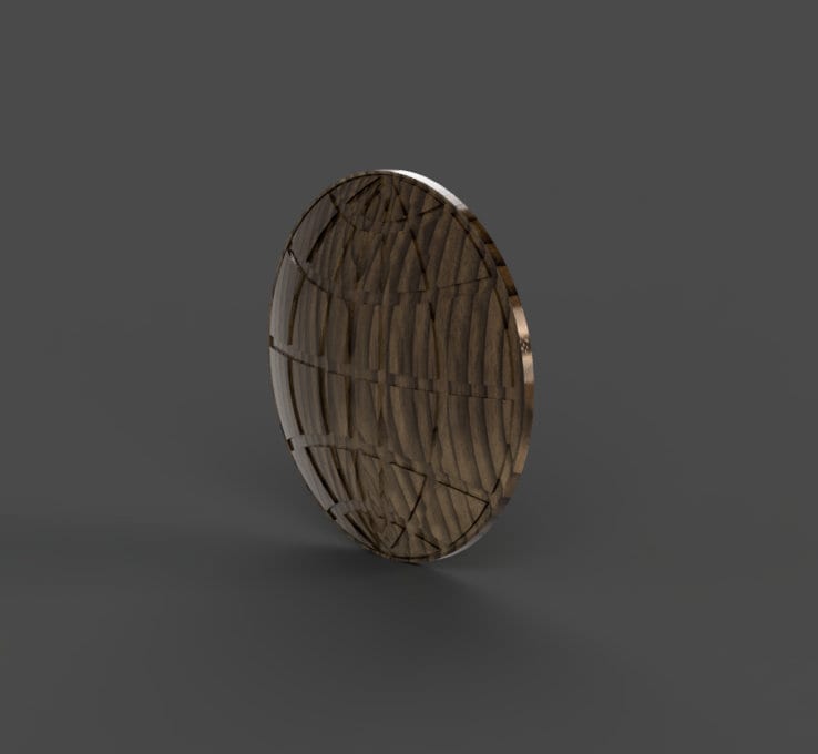 Navy Electricians Mate (EM) Rating Badge 3D stl file for CNC router