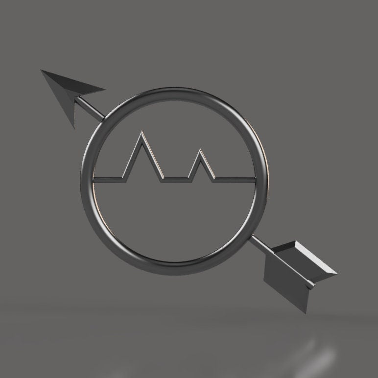 Navy Operations Specialist (OS) Rating Badge stl file for CNC router