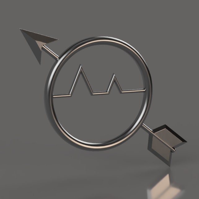 Navy Operations Specialist (OS) Rating Badge stl file for CNC router