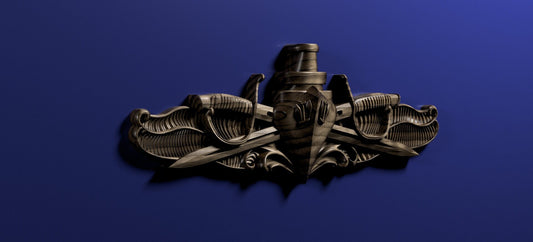 Navy Surface warfare Officer SWO Insignia 3D stl file for CNC router