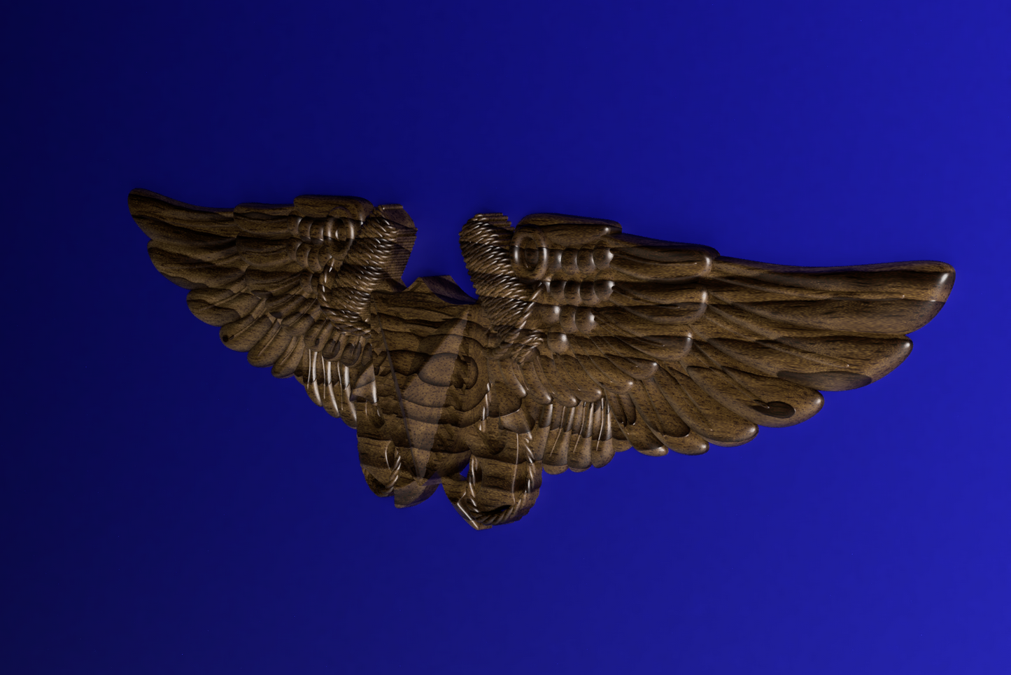 Navy Aerial Vehicle Operators wings 3D stl file for CNC router