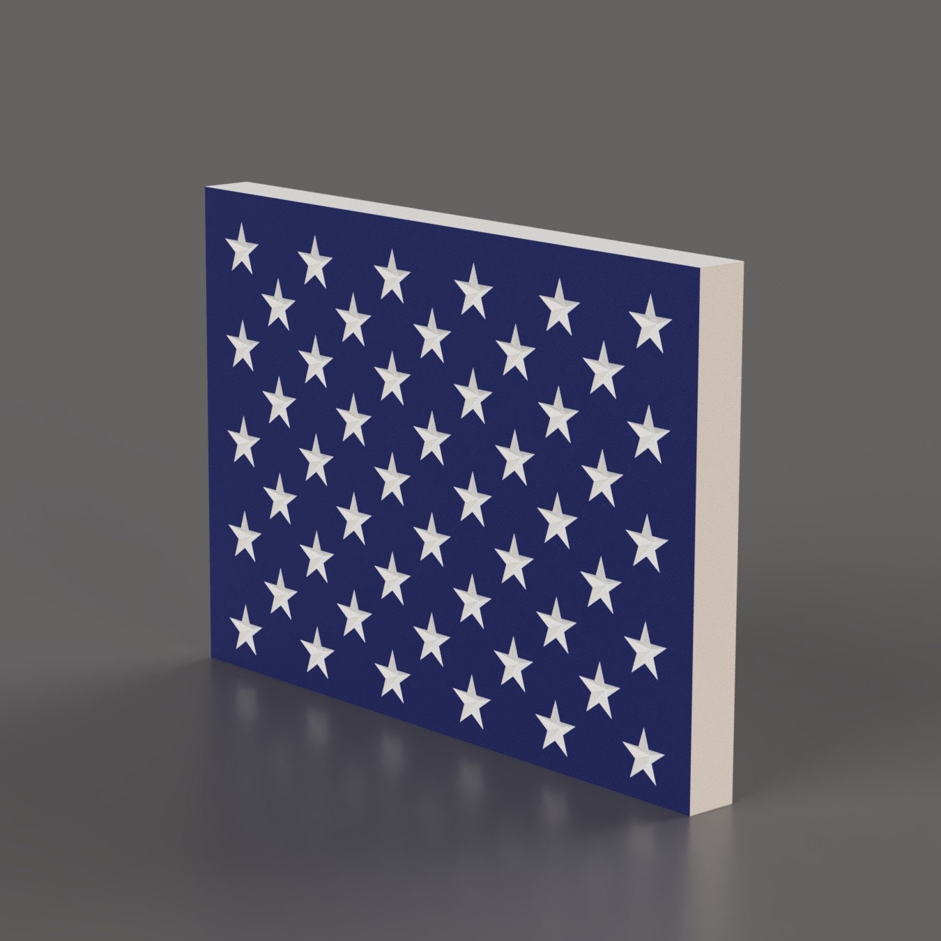 United States (US) Flag Union Jack 3D stl file for CNC router