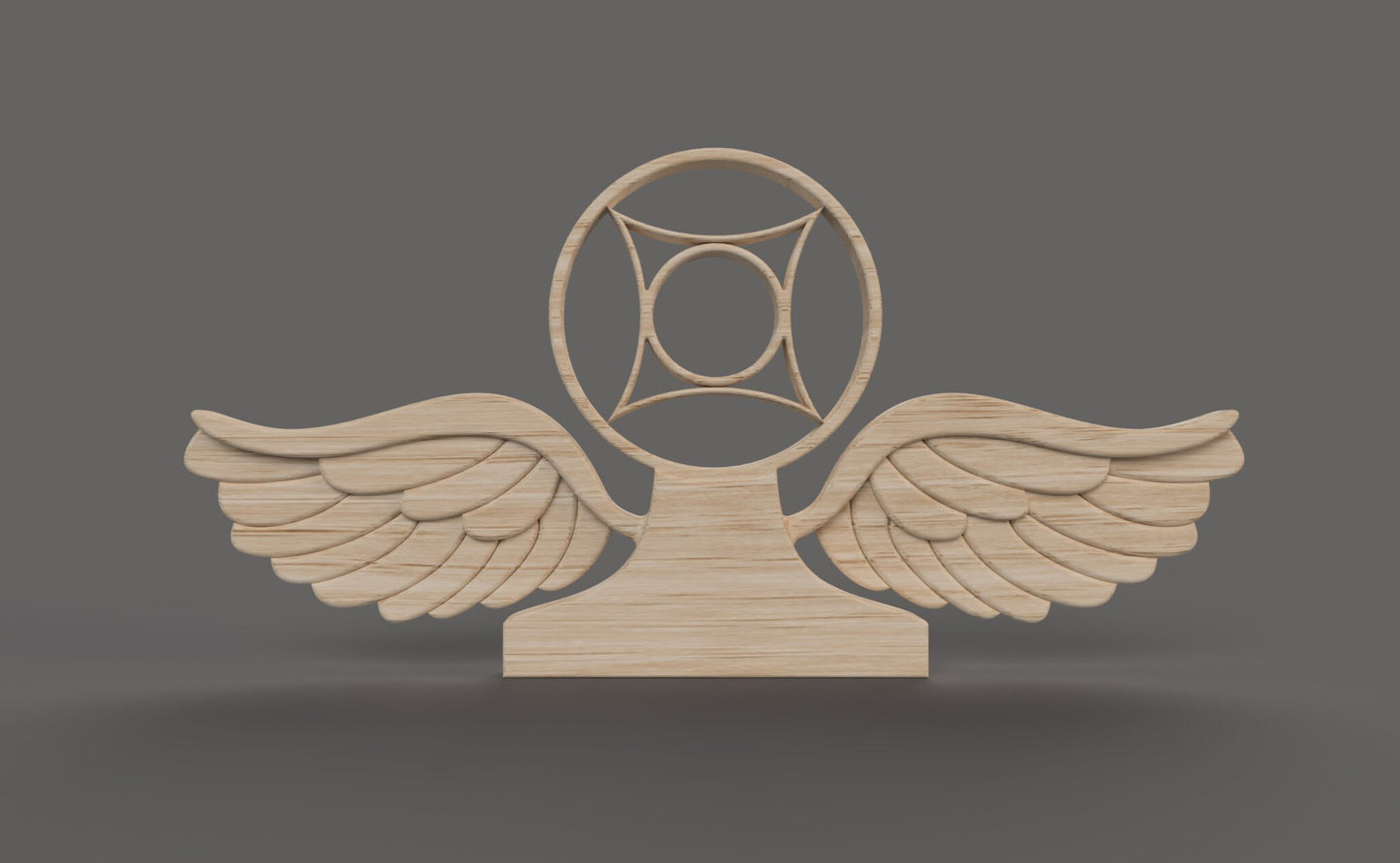 Navy Air Traffic Controller (AC) Rating Badge 3D stl file for CNC router