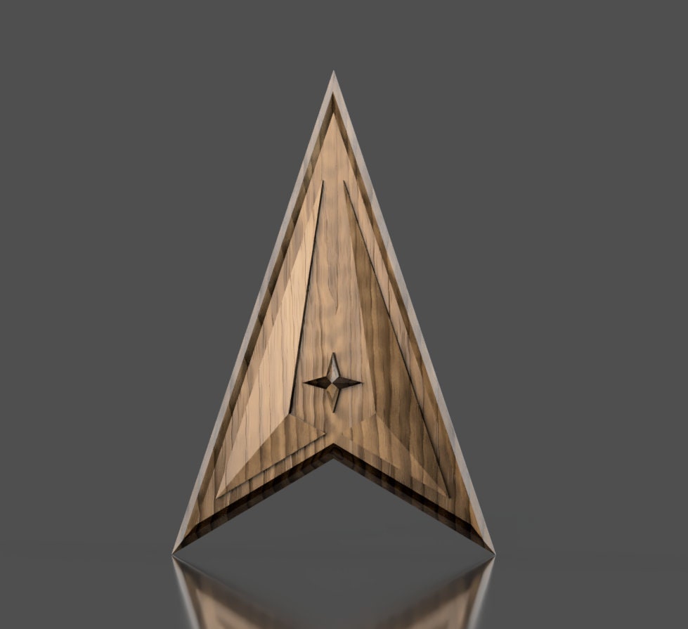 Space Force Insignia 3D stl file for CNC router