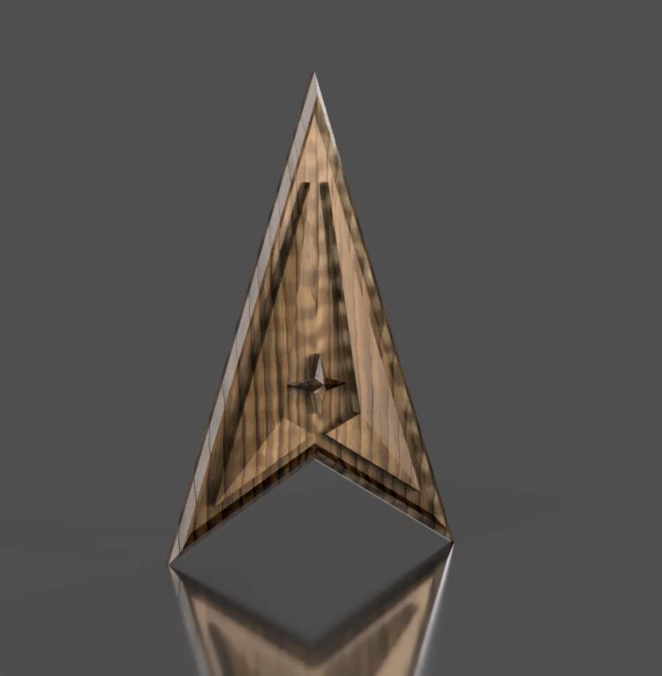 Space Force Insignia 3D stl file for CNC router